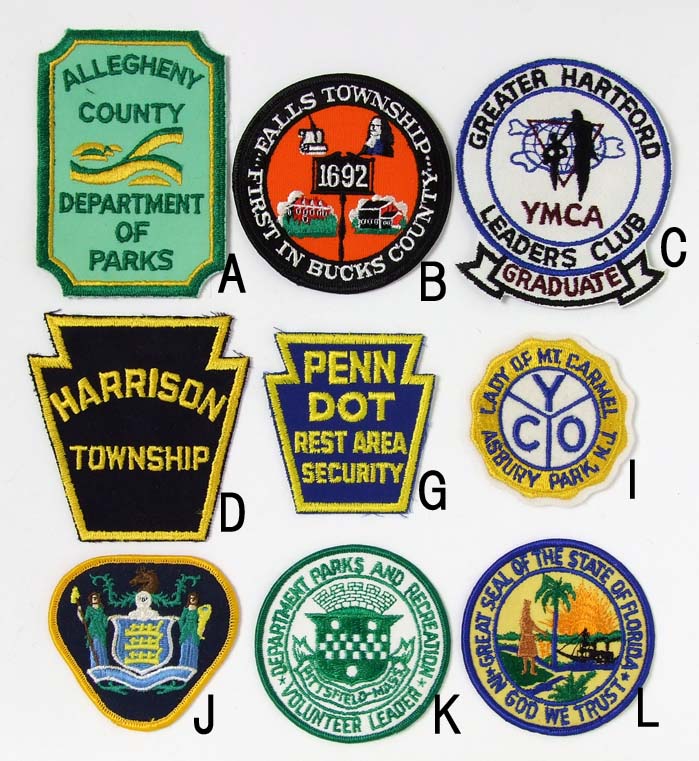 アメリカンポリス ビンテージワッペン 新品 PD4-