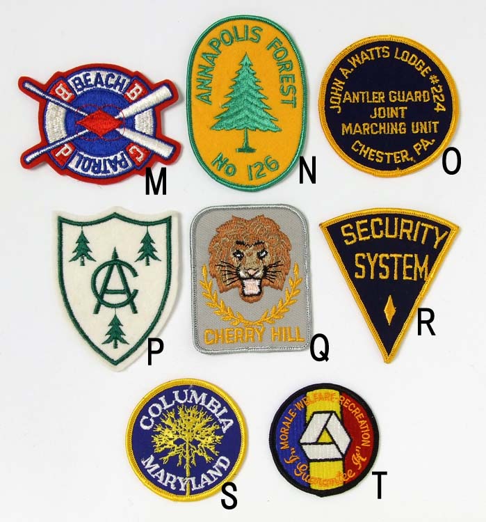 アメリカンポリス ビンテージワッペン 新品 PD4-