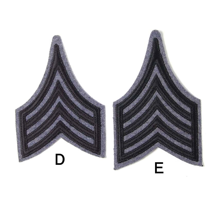 アメリカ軍 ウエストポイント 幹部候補生 階級章ワッペン 新品 PLCE-BLGY-