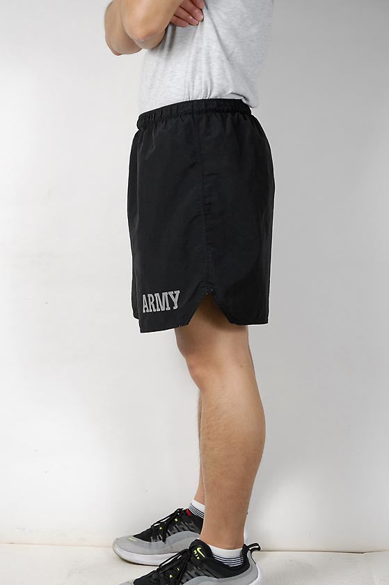 アメリカ軍 U.S.ARMY ブラック 前期型 IPFU トレーニング ショートパンツ 新品 PT-SHORTS-N-