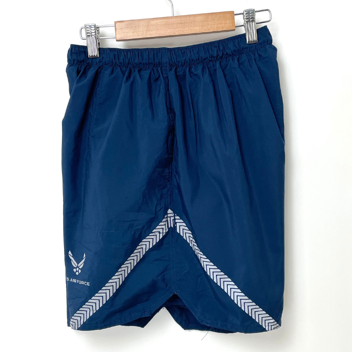 【スモール&ビッグ特価】アメリカ空軍 USAF PTU フィジカルトレーニング ショートパンツ サイドポケット付 インナーなし USED PT-SHORTS-U-AF-P-SP-SB-