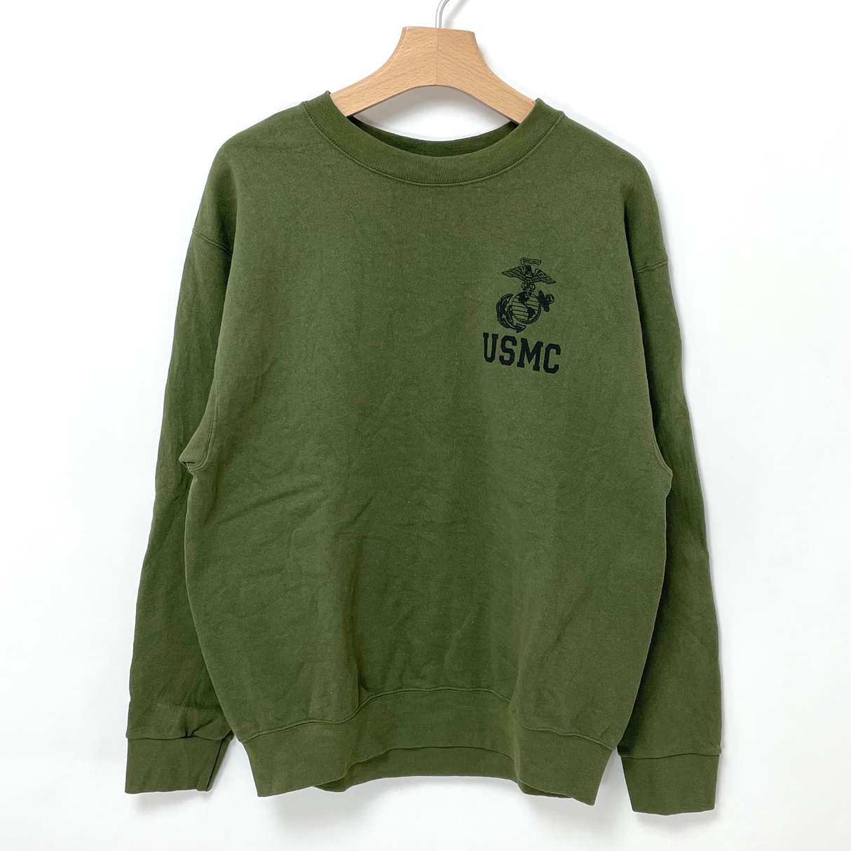 アメリカ海兵隊 U.S.M.C. OD スウェットシャツ【FB-SS-ML0001B=】