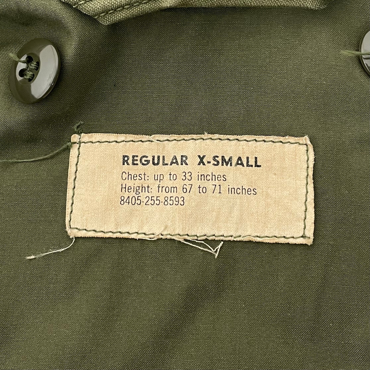 1964年製 アメリカ陸軍 U.S.ARMY OG-107 M-51 フィールドジャケット 後期最終年 XS/Rサイズ【FB-JK-ML0029C】