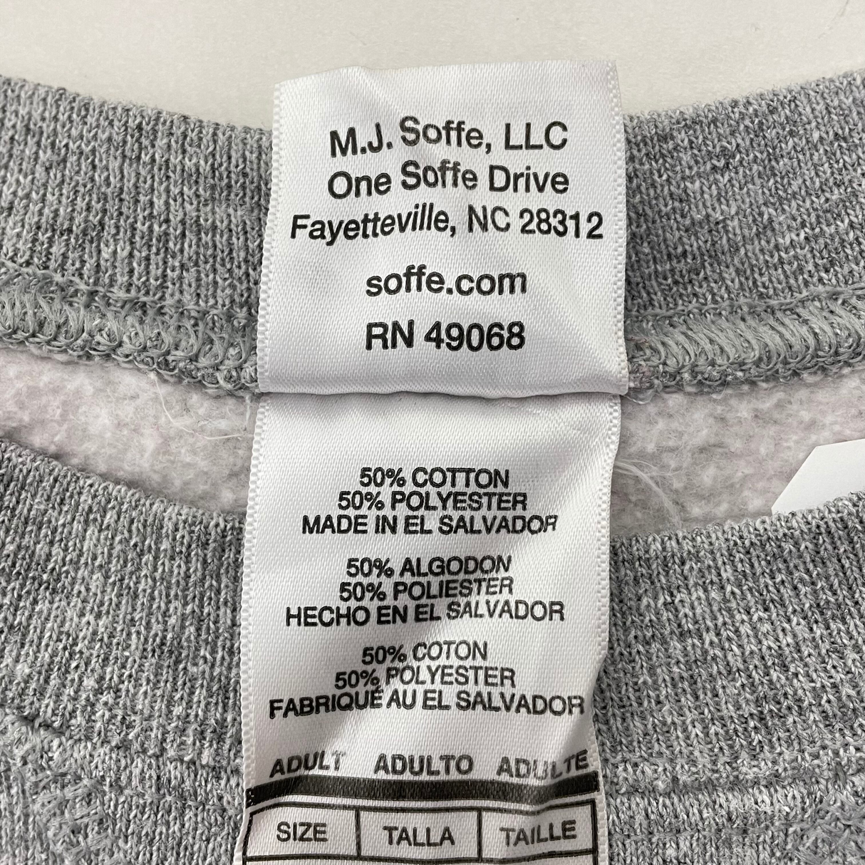 アメリカ海軍 U.S.NAVY グレー スウェットシャツ【FB-SS-ML0007B=】