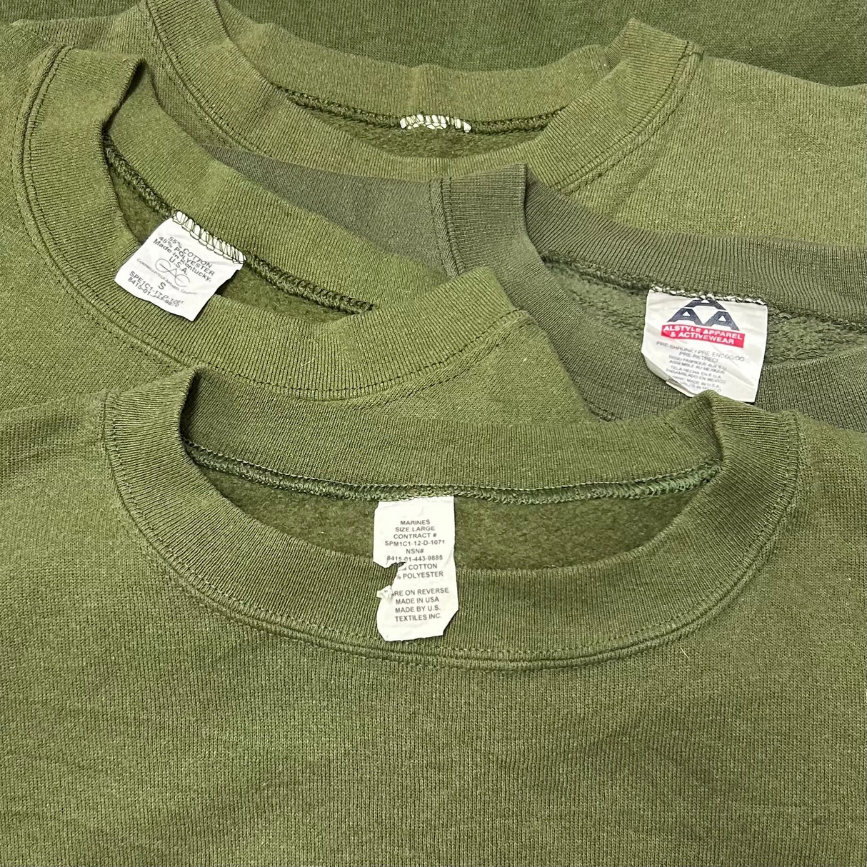 アメリカ海兵隊 U.S.M.C. OD スウェットシャツ【FB-SS-ML0001B=】