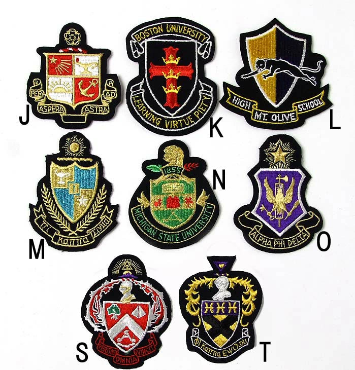 アメリカン ビンテージ スクールワッペン 新品 SC2-