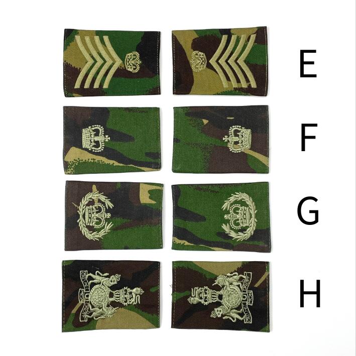 イギリス、ロイヤルエアフォース、ショルダーランク(新品)SHRANK-UKCAMO