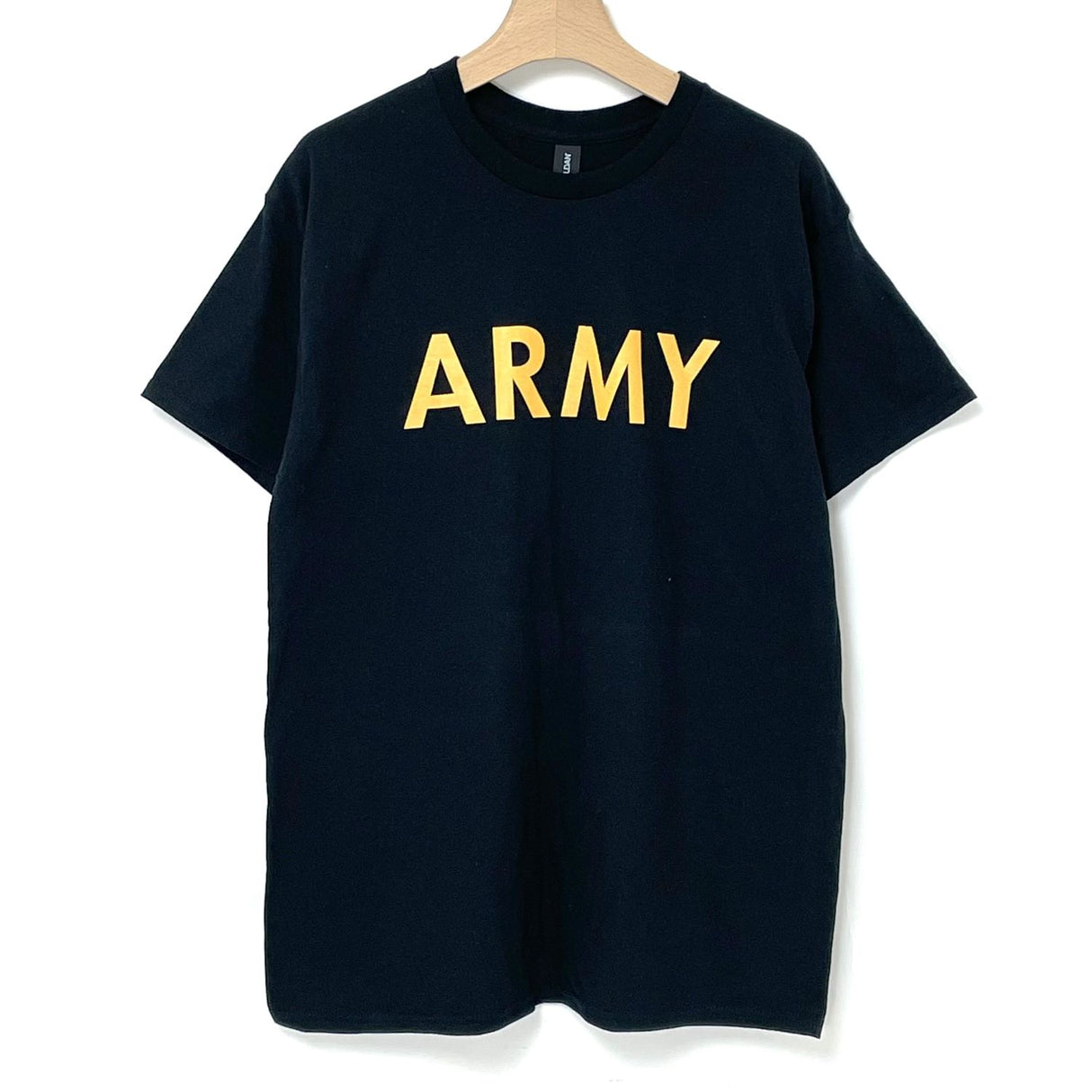 US.ARMY.ブラックTシャツ(新品)T45BNZ-