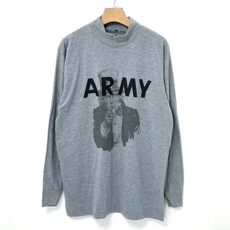 アメリカ軍 U.S.ARMY グレー 前期型 IPFU トレーニング ロングTシャツ USED T45LU-SAM-
