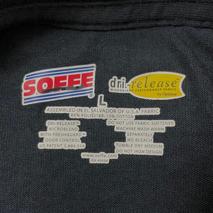 【訳あり】U.S. ブラック SOFFE 長袖Tシャツ 新品 T56LND=