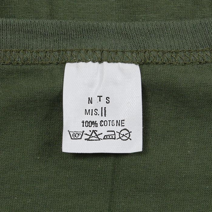 イタリア軍 OD コットンTシャツ 新品 T76N-