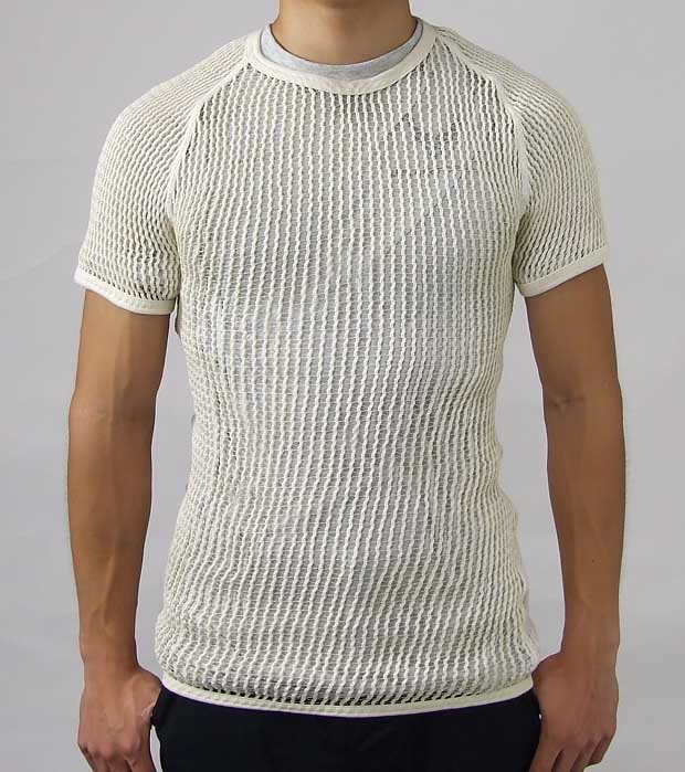 デンマーク軍 ホワイト ネットTシャツ 新品 T90N-