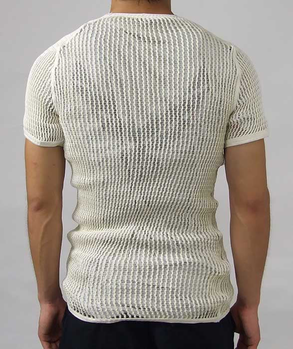 デンマーク軍 ホワイト ネットTシャツ 新品 T90N-