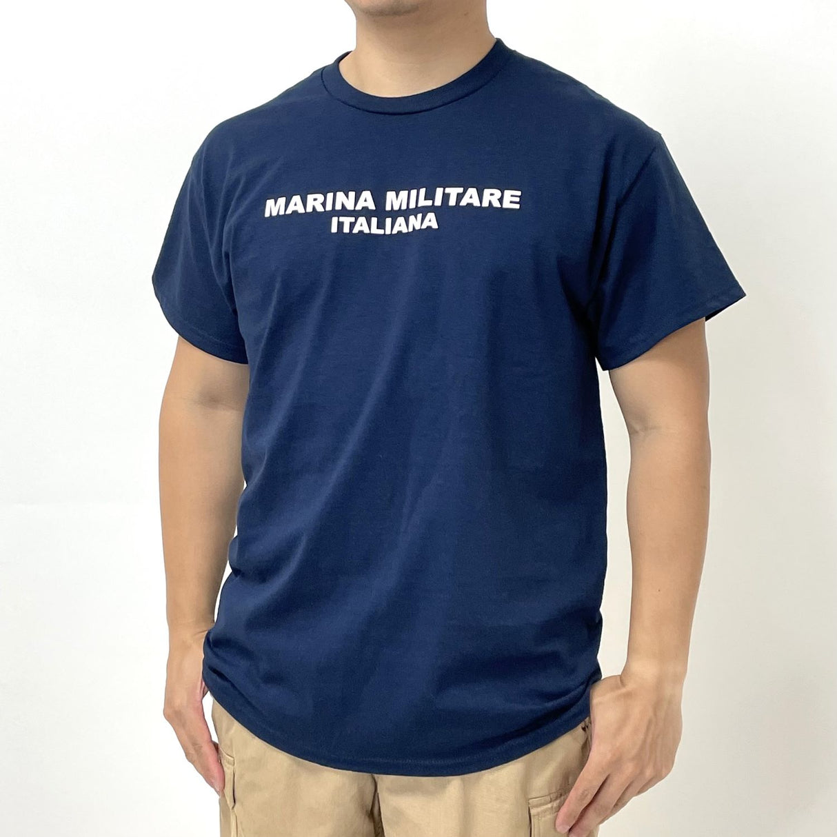 イタリア海軍、マリーンTシャツ(新品)T96NM