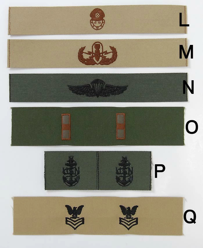 アメリカ海軍 U.S.NAVY ロングタブ ワッペン 新品 TAB-LONG-