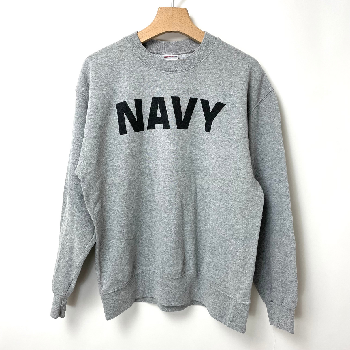 アメリカ海軍 U.S.NAVY グレー スウェットシャツ【FB-SS-ML0007B=】