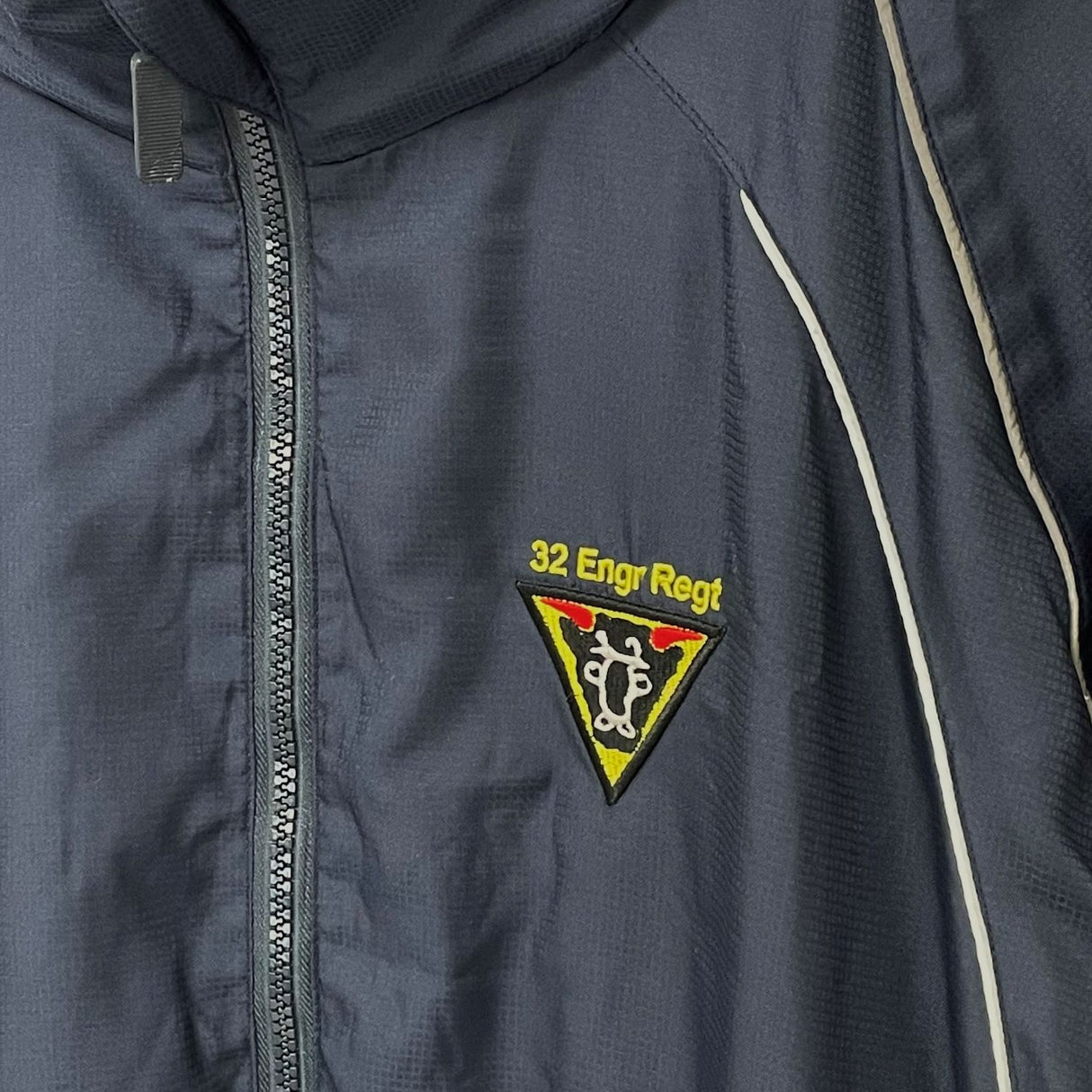【1点物】イギリス軍 32 Engr Regt ネイビー フィジカルトレーニングジャケット USED UK232=