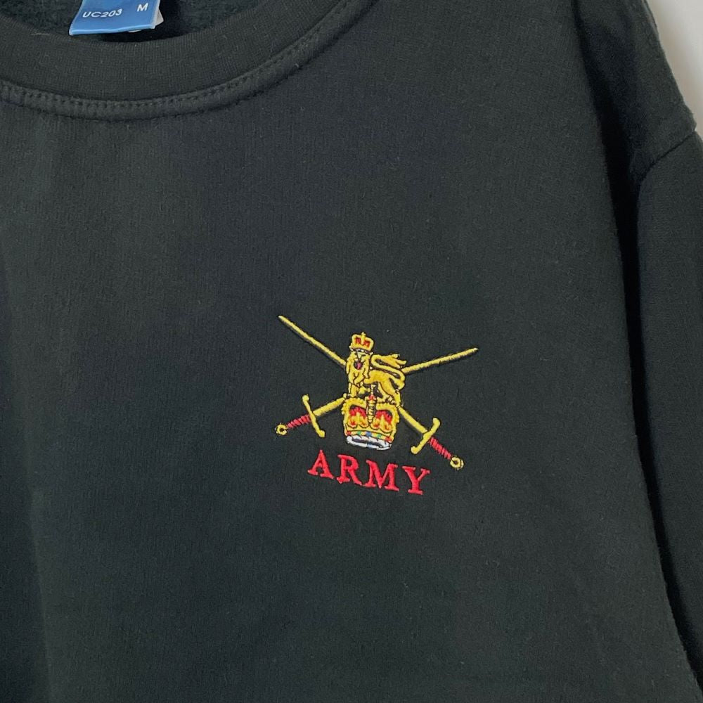 イギリス軍関連 ネイビー スウェットシャツ USED UK92