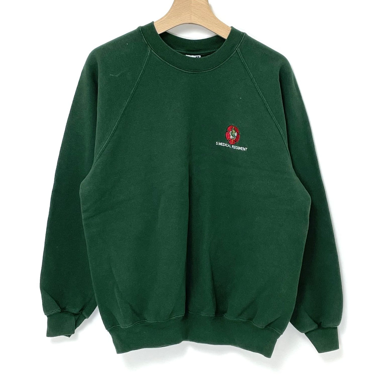 イギリス軍関連 グリーン スウェットシャツ USED UK96