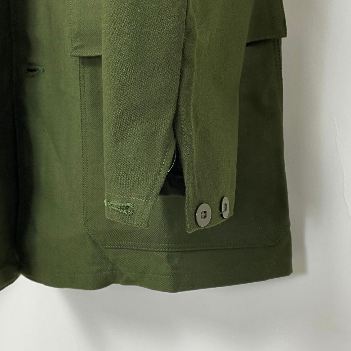 スウェーデン軍 グリーン オーバードラグスロック M-59 ユーティリティーワークジャケット 新品 W22N-2PKT=