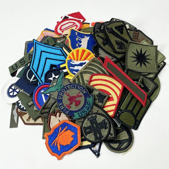 【超特価100枚セット】ミリタリー ミックスワッペン 新品 100SET-