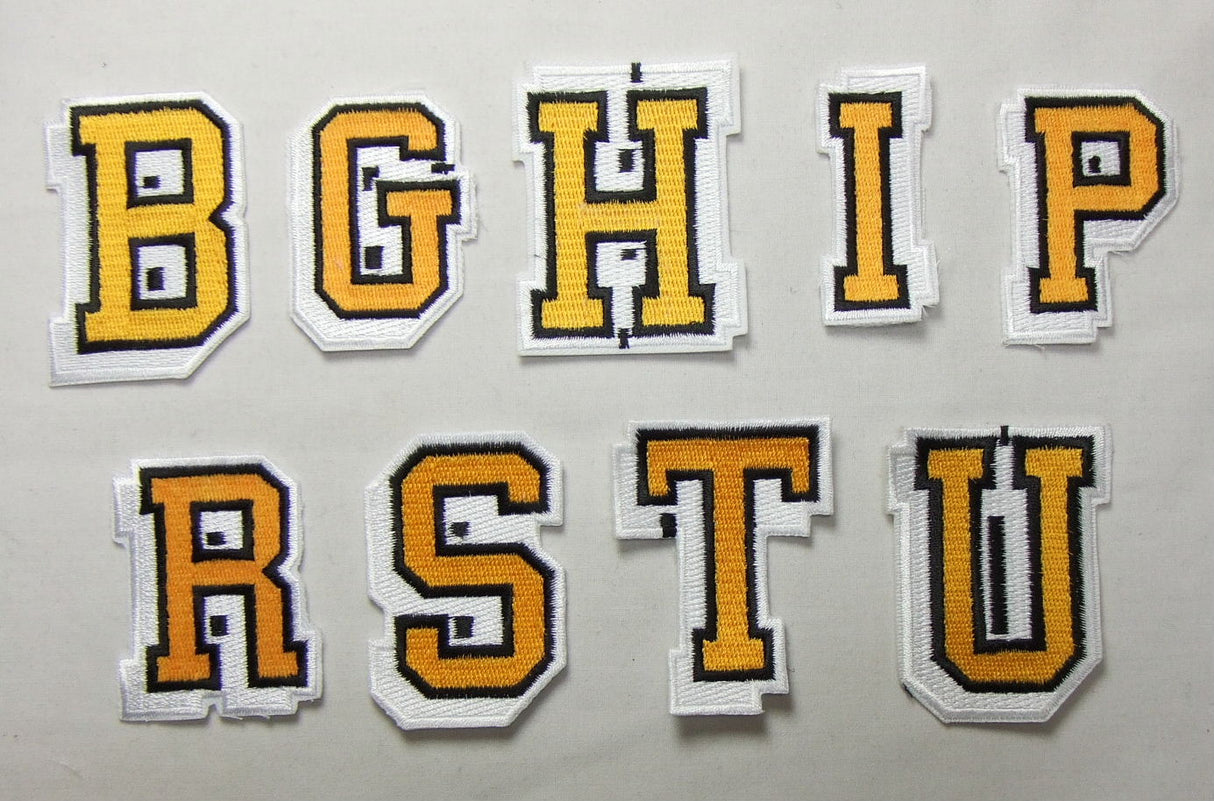 アメリカン ビンテージ アルファベット ワッペン 新品 ABC-