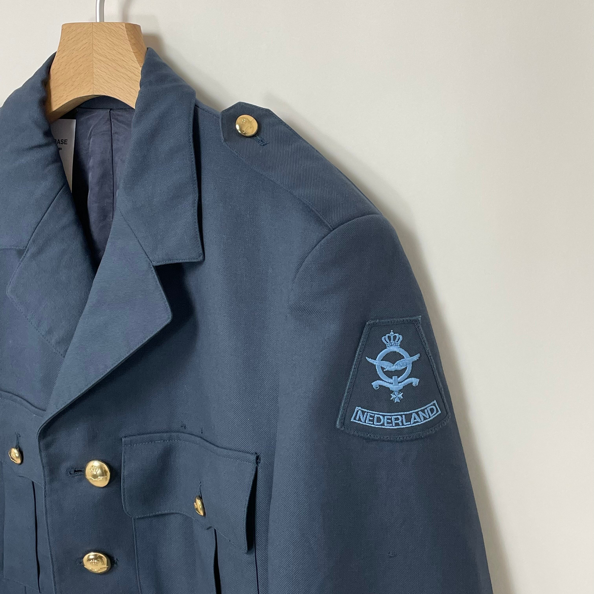 【美品】90年製 オランダ空軍 エアフォースブルー ドレスジャケット サイズ表記51.3/4【FB-JK-ML0056A】