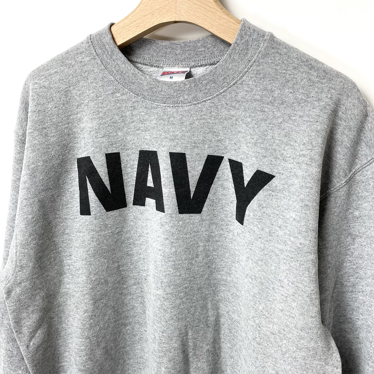 アメリカ海軍 U.S.NAVY グレー スウェットシャツ【FB-SS-ML0007B=】