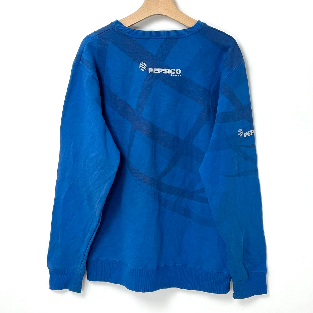 PEPSICO/ペプシコ ブルー スウェットシャツ Lサイズ【FB-SS-0020B=】