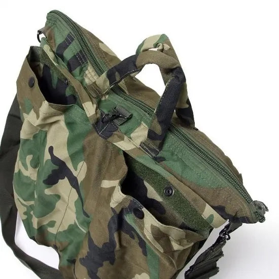 U.S. ウッドランドカモ ヘルメットバッグ 新品 =