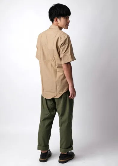 アメリカ海兵隊 USMC カーキ 半袖ドレスシャツ 新品 -