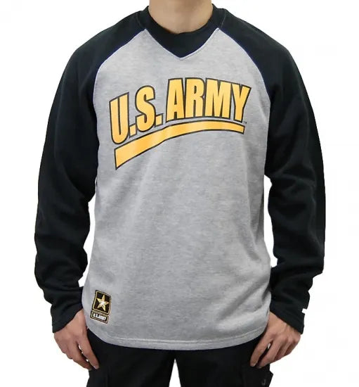 U.S.ARMY グレー/ブラック ツートン SOFFE スウェットシャツ 新品 =