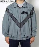 アメリカ軍 U.S.ARMY グレー 前期型 トレーニングジャケット USED A78U=