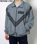 アメリカ軍 U.S.ARMY グレー 前期型 トレーニングジャケット USED A78U=