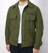 アメリカ軍 U.S.ARMY ビンテージ OG-108 ウール フィールドシャツ ワッペン付 USED