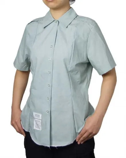 【レディース特価】アメリカ陸軍 U.S.ARMY レディース タックイン 半袖ドレスシャツ 新品 AMY-SS-LN-
