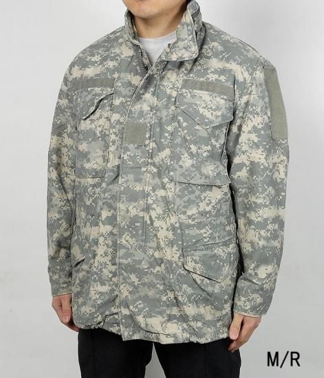 アメリカ軍 ACU デジタルカモ M-65 フィールドジャケット USED A5AU