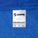 U.S. SOFFE ブルー ジッパー フードスウェットシャツ 新品