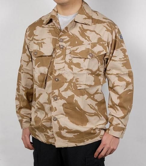 (6/21まで特価)イギリス軍 DPM デザートカモ ファティーグシャツ 新品 B40N-