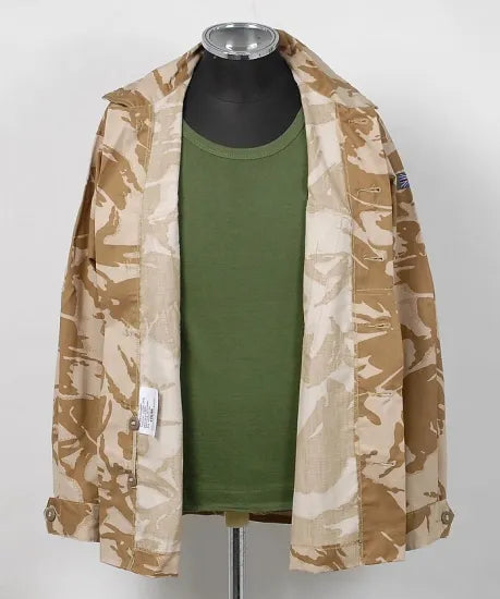 (6/21まで特価)イギリス軍 DPM デザートカモ ファティーグシャツ 新品 B40N-