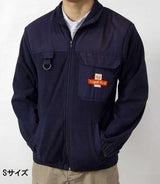 イギリス郵便 Royal Mail ネイビー フリースジャケット USED B45U