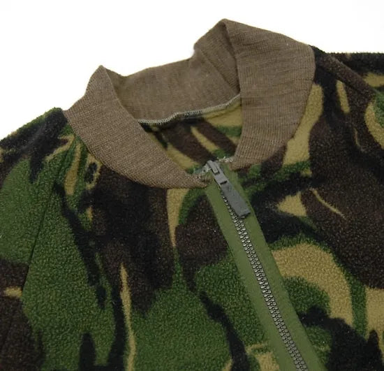 イギリス軍 DPM カモフラージュ サーマル フリース ライナージャケット USED