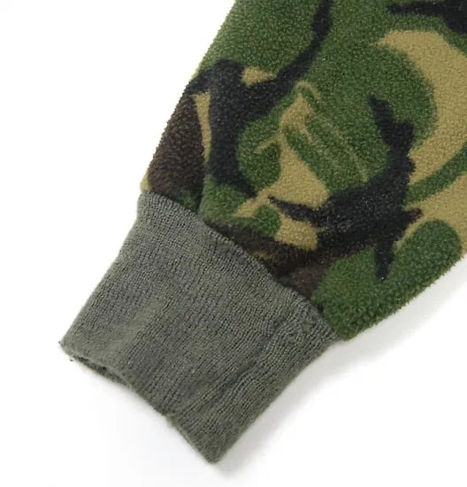 イギリス軍 DPM カモフラージュ サーマル フリース ライナージャケット USED