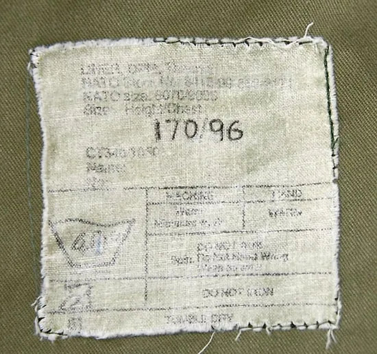 イギリス軍 DPM カモフラージュ サーマル フリース ライナージャケット USED