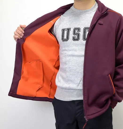 イギリス ワインカラー Sainsbury's スタッフジャケット USED B20WU