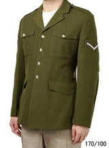 イギリス陸軍 ARMY グリーン No.2 ドレスジャケット 階級章付 USED B38UW