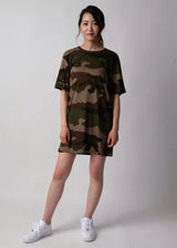フランス軍 PETIT BATEAU/プチバトー CCE カモフラージュ ワンピース 新品 ONE-PIECE-