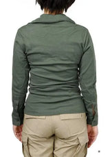 フランス軍 OD F-1 ハーフジップ コンバットシャツ 新品 F23N-