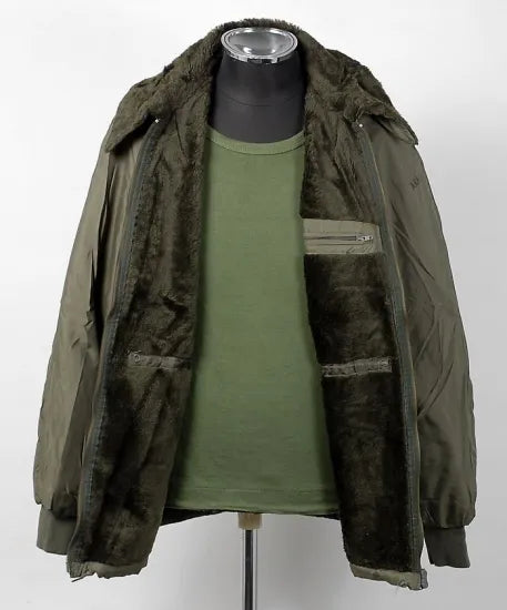 フランス国家憲兵隊 ジャンダルムリ OD ボアライナージャケット USED