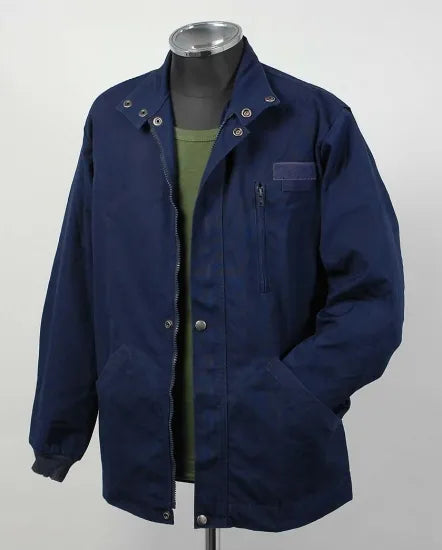 フランス ネイビー HCC ワークジャケット USED =